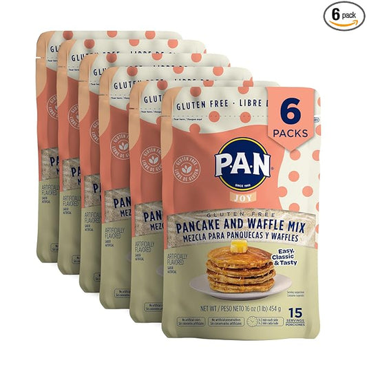 P.A.N Pancake and Waffle Mix ??Gluten Free 1 lb. (6 Pack)