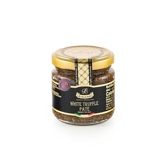 La Rustichella - 100% KOSHER White Truffle Patì±?- Certified Kosher Recipe - 100% Made in Italy | Vegan, Gluten-Free, Cholesterol-Free (3.17 oz | 90 gr)