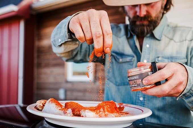 Spice Guru Pit Perfection BBQ Rub - Gifts for Men Who Cook, Gifts for Dad, Men Gifts, Dad Birthday Gift - Spices and Seasonings Sets - Steak Seasoning - Seasoning for Cooking and Grilling