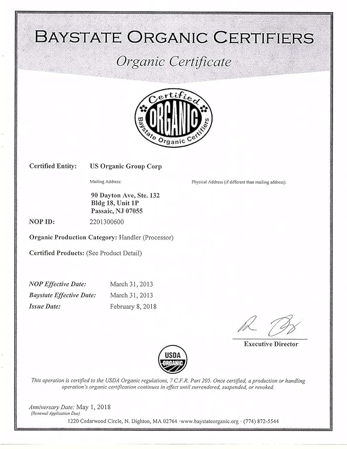 US Organic Borage seed Oil (18% GLA), USDA Certified Organic, 100% Pure & Natural, Cold Pressed