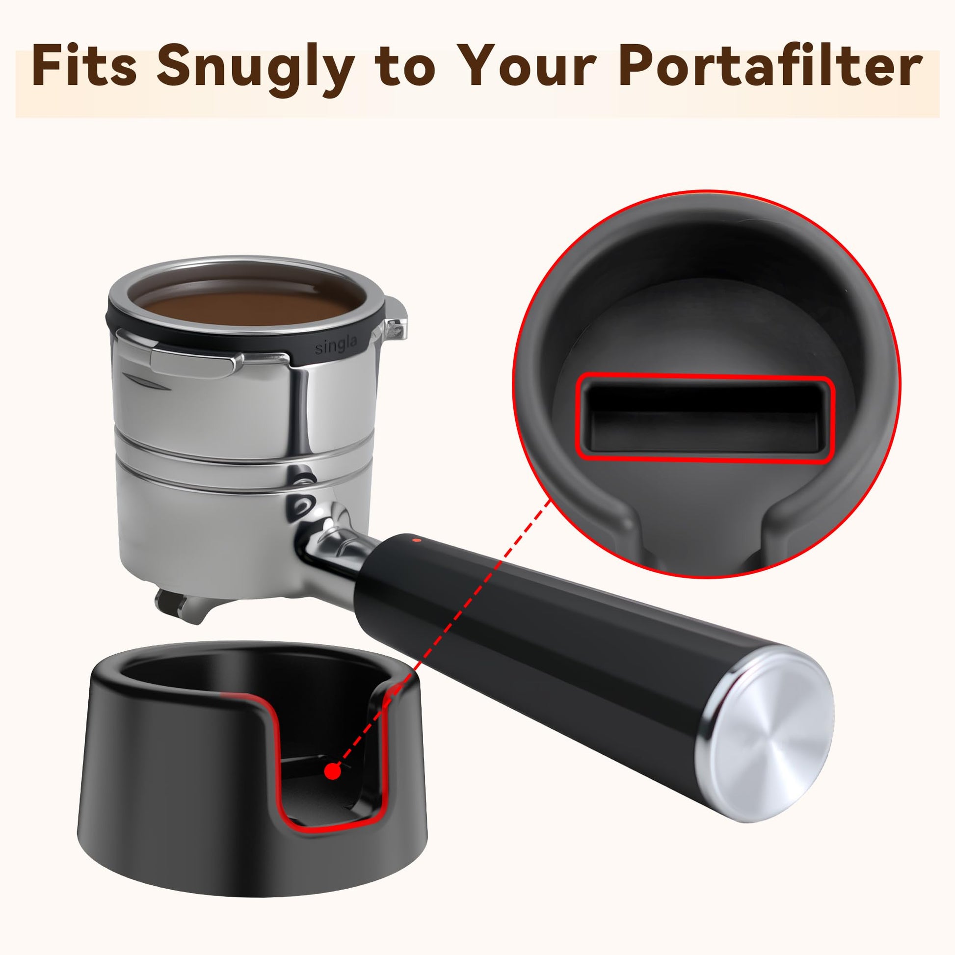 Portafilter Holder for Ninja Espresso Machine, Espresso Tamping Station
