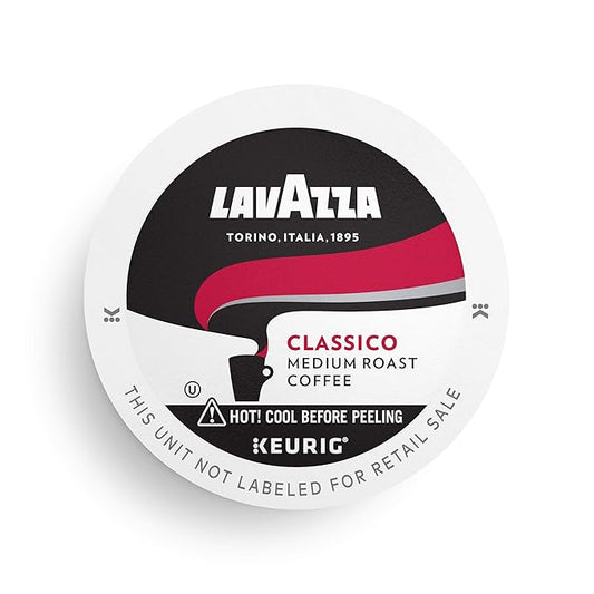 Lavazza Classico Single-Serve Coffee K-Cup짰 Pods for Keurig짰 Brewer, Medium Roast, Caps Classico, 16 Count Full-bodied medium roast with rich flavor and notes of dried fruit, Value Pack