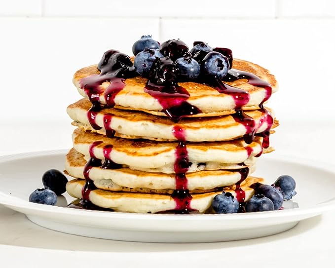Blueberry Pancake & Waffle Mix By Birch Benders, Made With Real Blueberries, Non-Gmo, Just Add Water, Family Size, 14 Oz (Pack of 6)