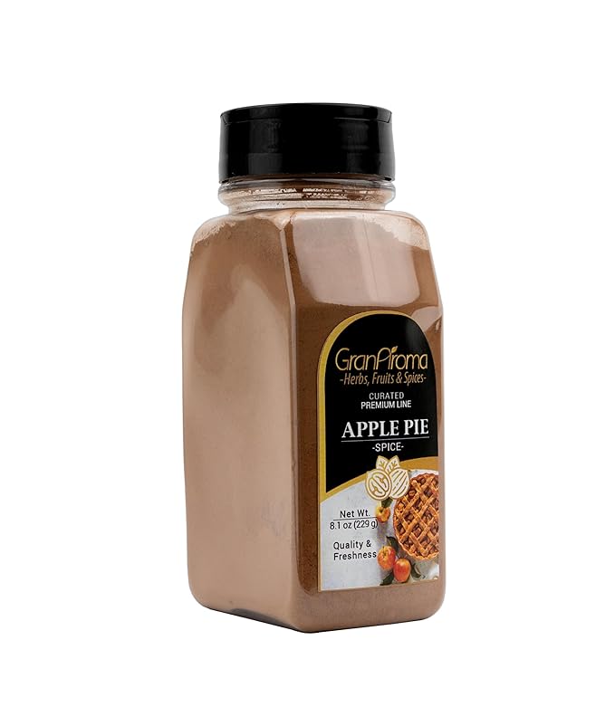 GranAroma Apple Pie Spice Blend, Aromatic & Warm, Flavorful Seasoning Mix, Baking & Cooking (8.1 Ounce)