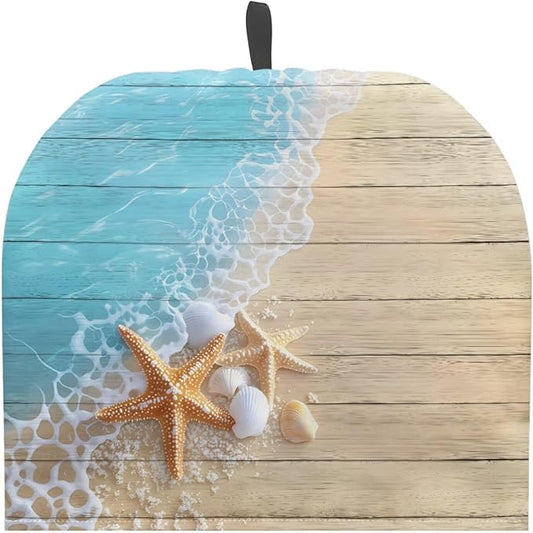 Beach Starfish Shells Tea Pot Cozies,Kitchen Home Decorative Tea Pots Cozy with Insulation Pad for Housewife, Friend, Mom