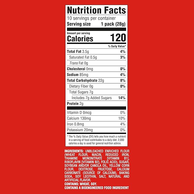 BARNUM'S Original Animal Crackers, Kids Snacks, 10 Snack Packs (Pack of 2)