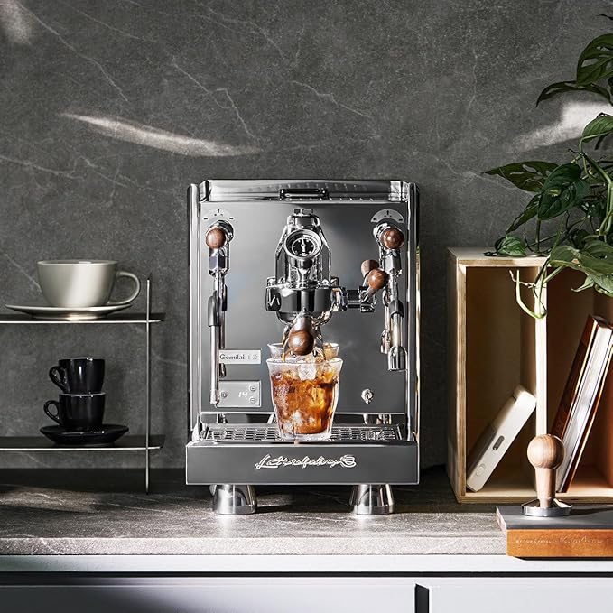 Espresso machine, home/commercial Semi-Automatic Espresso machine,Features with E61 brew head, rotary pump, stainless steel design