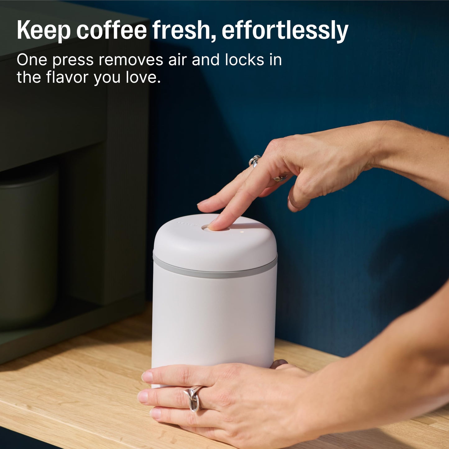 Fellow Atmos Electric Vacuum Canister & Storage Container - Airtight Coffee & Food Storage