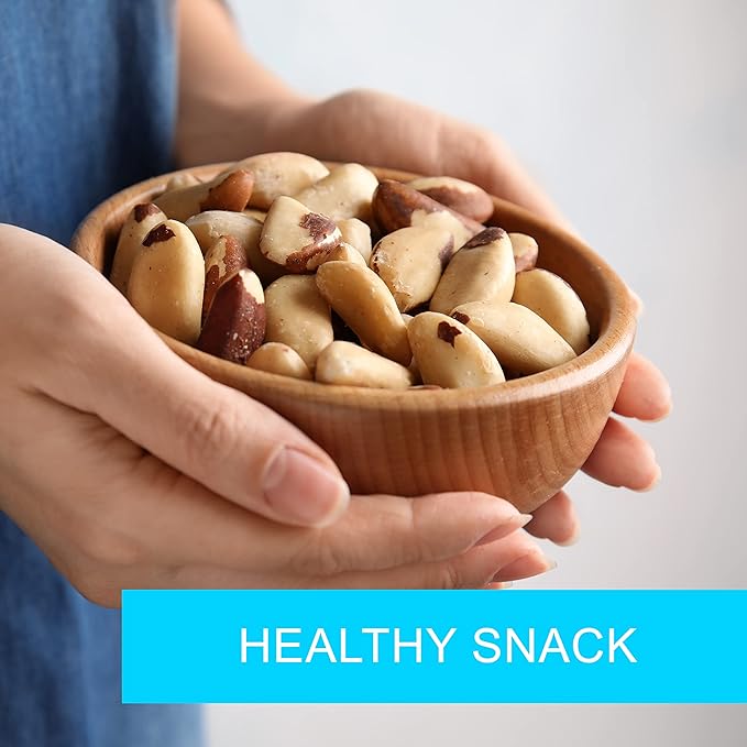 Raw Brazil Nuts 2 Pounds (32 oz) | Whole Natural Unsalted Brazilian Nuts | Healthy Protein Snack Whole Foods, Keto, Vegan Diet Friendly | Compare to Organic Brazil Nut | Kosher | Jaybee's