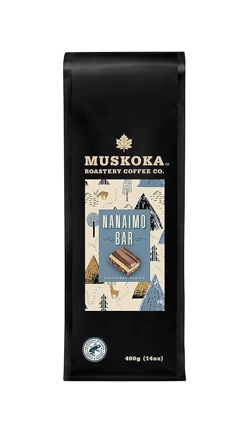 Muskoka Roastery Coffee, Nanaimo Bar, Medium Roast, Ground Coffee, 400g