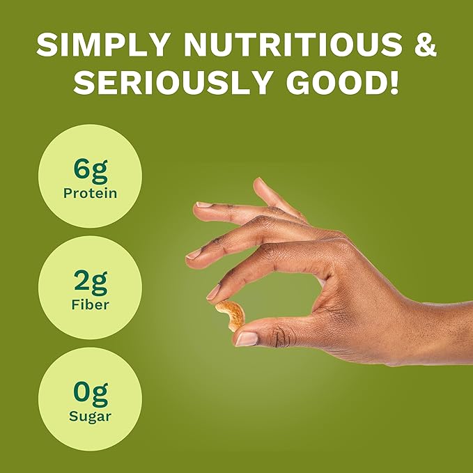 Karma Nuts Olive Oil & Sea Salt Whole Cashews (7 oz, Pack of 1) ??Roasted Cashews, Healthy Snacks for Adults - Gluten Free Vegan Snacks, Non GMO - Flavored Nuts, Low Carb Snack