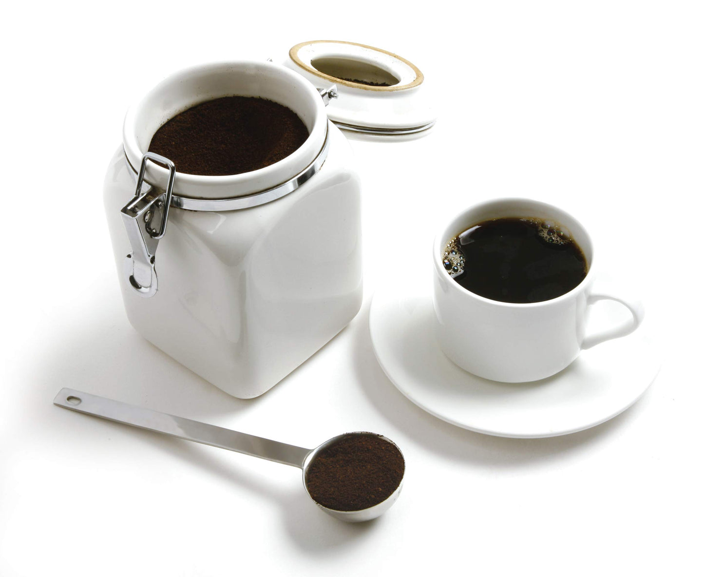 Norpro Stainless Steel Coffee Scoop, 2 Tablespoon,Silver