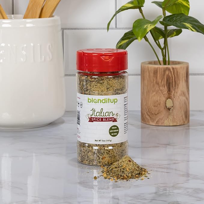 Italian Spice Blend | Gourmet Spices with Sea Salt | Healthy to Add to Any Dish | Low Sodium, No Gluten, No MSG, Vegan | 5 oz