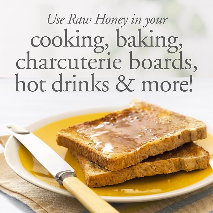 Dutchman's Gold Raw Honey 1.1 lbs - Unfiltered - Non-pasteurized
