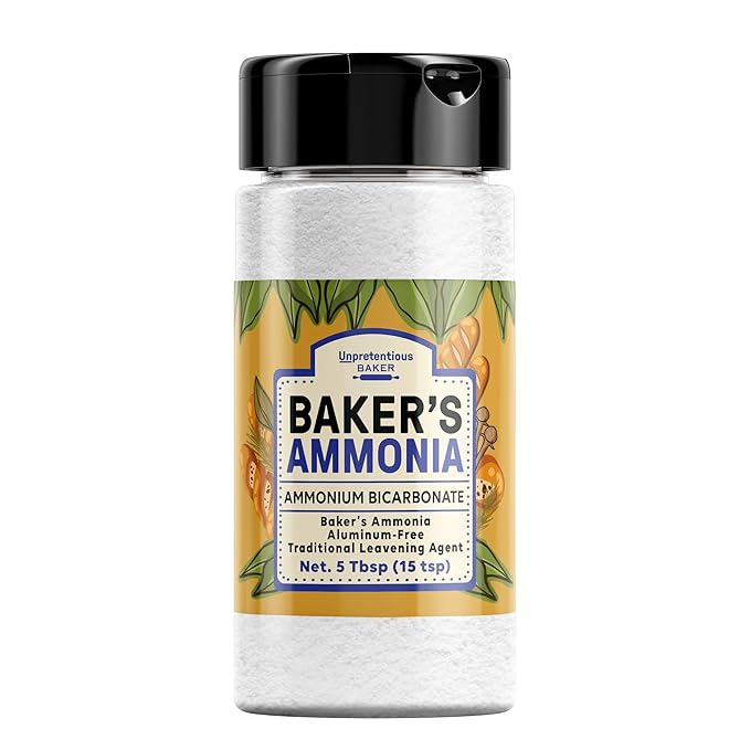 Unpretentious Baker's Ammonia, (5 Tbsp), Ammonium Bicarbonate, Traditional Leavening Agent