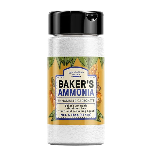 Unpretentious Baker's Ammonia, (5 Tbsp), Ammonium Bicarbonate, Traditional Leavening Agent
