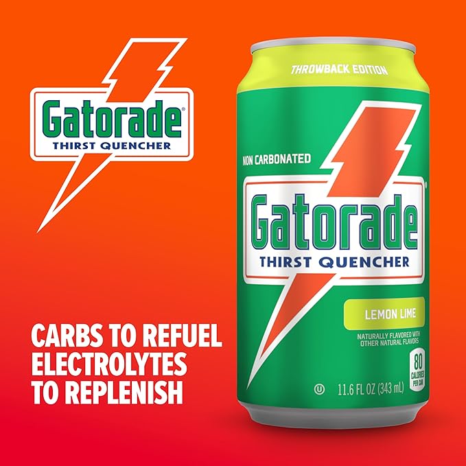 Gatorade Thirst Quencher, 3-Flavor Variety, 12 Fl Oz Cans (Pack of 18)