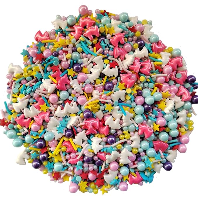 Unicorn Sprinkles - Cake Sprinkles - Edible Sprinkles for Baking - Cupcake and Cake Topper - Sprinkle Mix - 3.35 Ounces (Unicorn)