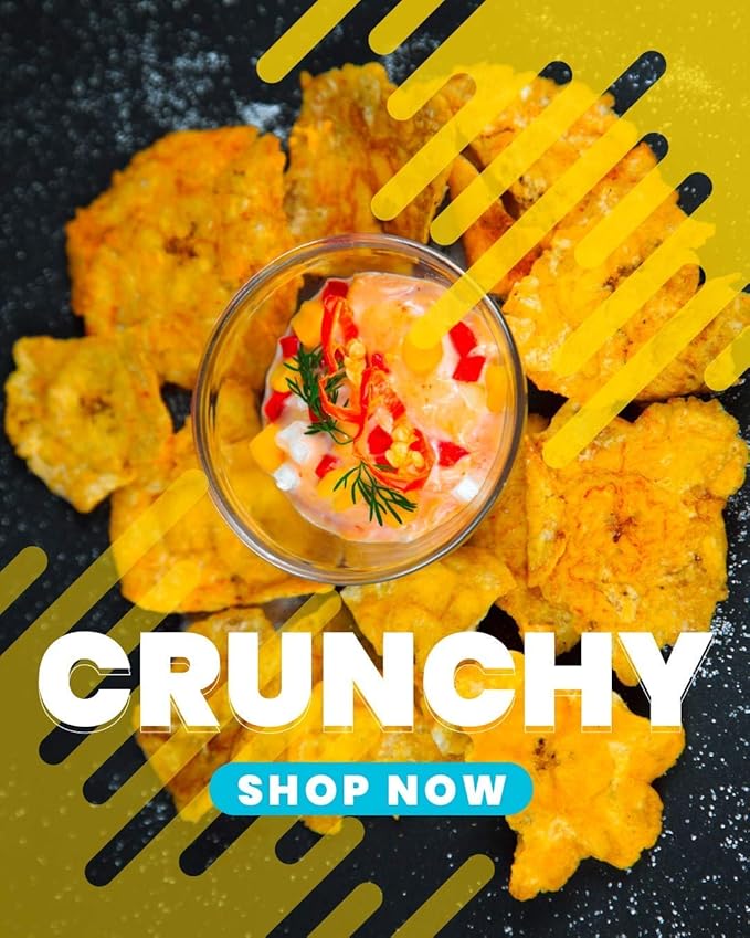 TOSTONES, Green Plantains, Re-Sealable Bag, Crunchy chips, Plantains, Palm Oil and Salt, 3.53 Oz per Unit, SWEET CHILI, 8 Pack,