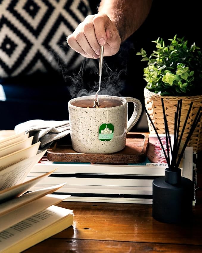 Ahmad Tea Mint Green Tea Teabags, 100 ct - Caffeinated and Sugar-Free