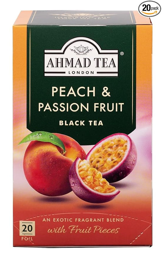 Ahmad Tea of London Peach & Passion Fruit Tea Bags 20s Box
