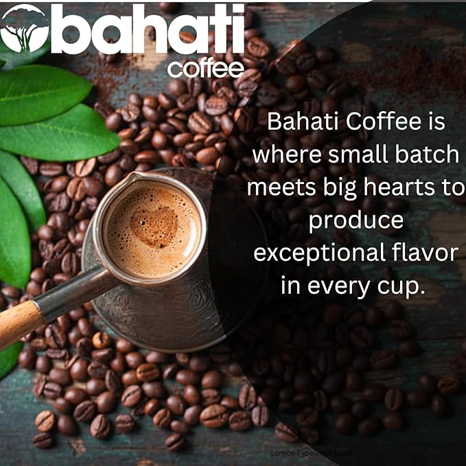 Kenya AA Grade Roasted Arabica Coffee Beans from Kenyan Highlands - 100% Pure Coffee Beans - Dark Roast Whole Beans, 340 g