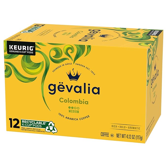 Gevalia Colombian Coffee K-Cup Pods 12 ct. Box (Pack of 3)