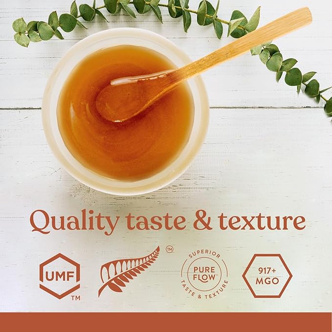 100% Pure New Zealand Honey Certified UMF 22+ MGO 968+ Ultra Premium Raw Manuka Honey 8.8 oz (250 g)
