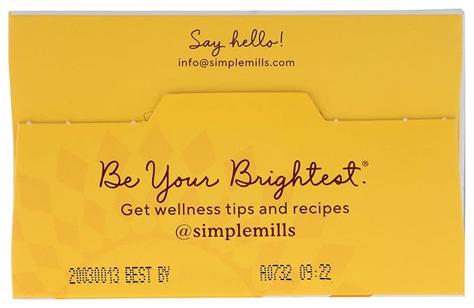 Simple Mills Almond Flour Crunchy Cookies, Toasted Pecan - Gluten Free, Vegan, Healthy Snacks, Made with Organic Coconut Oil, 5.5 Ounce (Pack of 1)