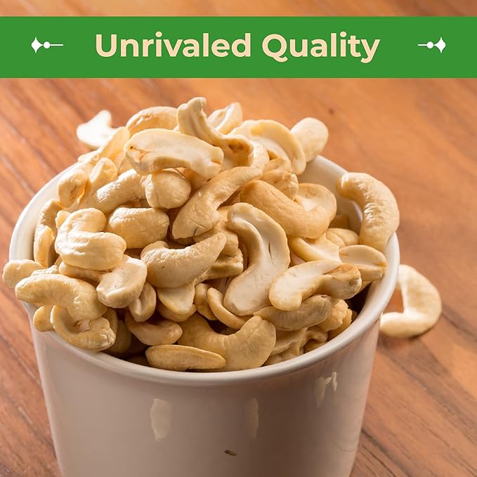 Sincerely Nuts - Raw Cashews Pieces Unsalted | Healthy Snack, Source of Protein | Keto and Paleo Friendly Gourmet Quality Vegan | Organic Cashew Nuts Bulk,3 (LB) Bag