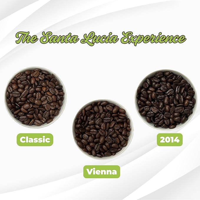 Specialty Volcanic Nicaraguan - The Santa Lucia Experience, Coffee Variety Pack - Light, Medium & Dark Roasts - Low Acid, 91 Point, SHG, Small Batch Roasted, 100% Single-Origin, Whole Bean, 3-16oz