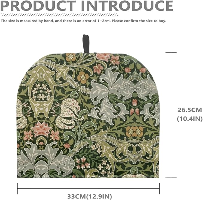 Tea Cozy William Morris Art Print Creative Insulated Tea Cosy Extra Thick Home Kitchen Decoration Creative Gifts Dust Teapot Cover Kitchen Accessories for Travel