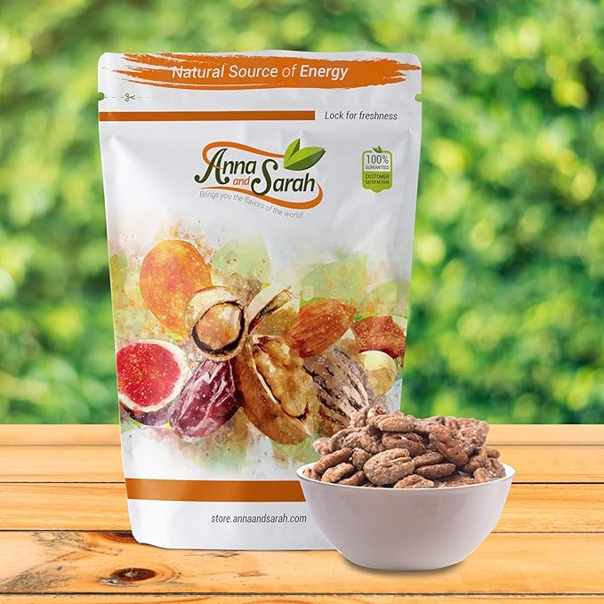 Anna and Sarah Cinnamon Pecans 1 Lb in Resealable Bag