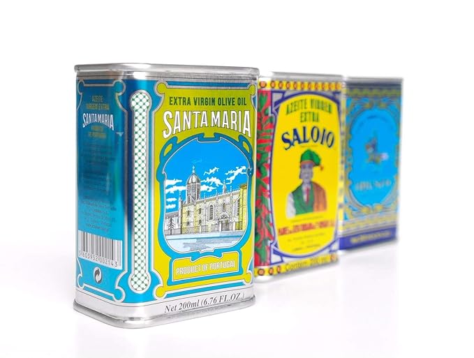 Extra Virgin Olive Oil - Santa Maria Portuguese Vintage Metal Tin - 200ml. This is a brand with almost 100 Years. (1)