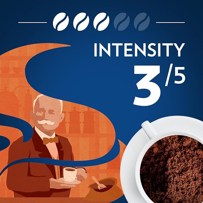 Lavazza House Blend Perfetto Ground Coffee 6 Bags of 12oz, Medium Roast, Full-bodied, Intensity 3/5, 100% Arabica, Ideal for Drip Brewers, (Pack of 6) - Package May Vary