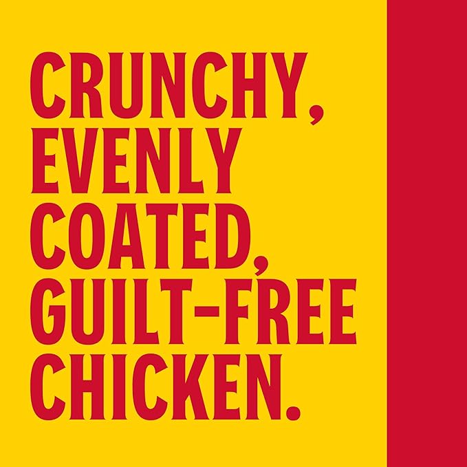 Louisiana Fish Fry Products Classic Fried Chicken Keto Seasoned Coating Mix ??5 oz, Pack of 6 ??Bake, Deep Fry, & For Use in Air Fryer ??Delicious & Crunchy Texture