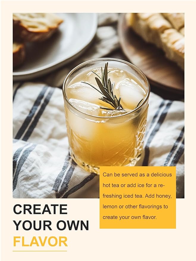 TeeLux Turmeric Ginger Cinnamon Tea, Natural Turmeric Herbal Tea with Ginger and Cinnamon, Spicy & Sweet Flavor, Caffeine Free, 100 Count