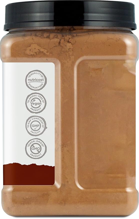 Nutricost Pantry Organic Cocoa Powder (1.5 Pounds Per Bottle) Non GMO, Gluten Free, Vegan, Baking Powder