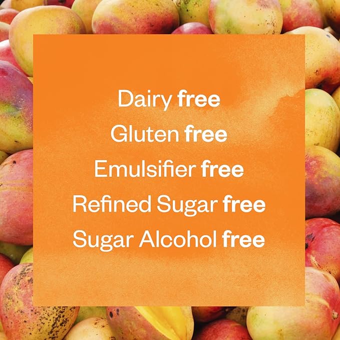 Floura Mango Cardamom Fruit-Forward Fiber Bars??High Fiber, Vegan, Gluten & Dairy Free, Low Calorie Healthy Snack Bars with Upcycled Produce for Gut Health [10 Pack]