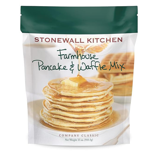 Stonewall Kitchen Farmhouse Pancake & Waffle Mix, 33 oz Stand Up Pouch