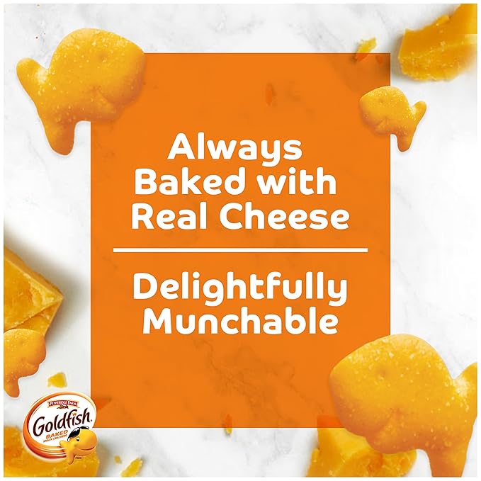 Goldfish Family Faves Crackers, Cheddar, Colors and Baby Crackers Snack Packs, 20-Ct Variety Pack