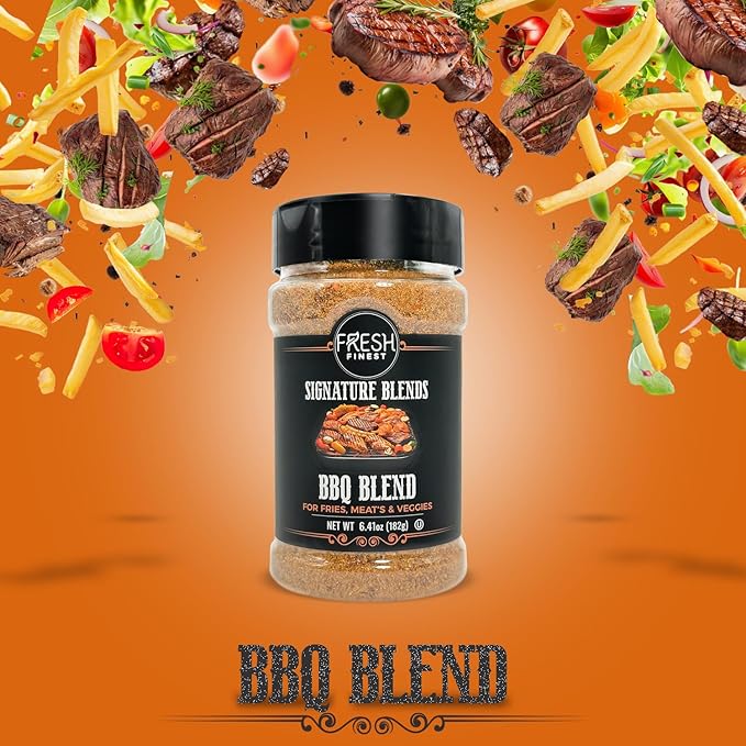 Fresh Finest BBQ Rub - 6.41oz (182g) - Robust, Authentic, Kosher, All-Natural, Non-GMO, Gluten-Free