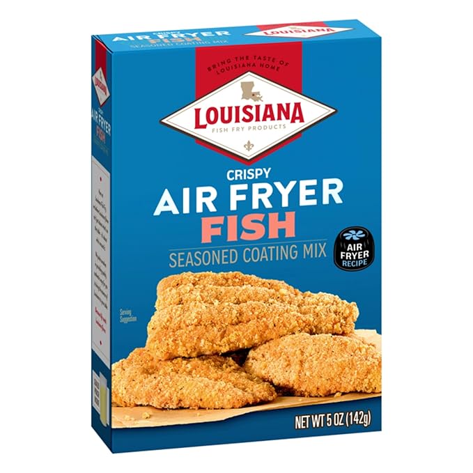 Louisiana AIR FRYER Seasoned Coating Mix for FISH