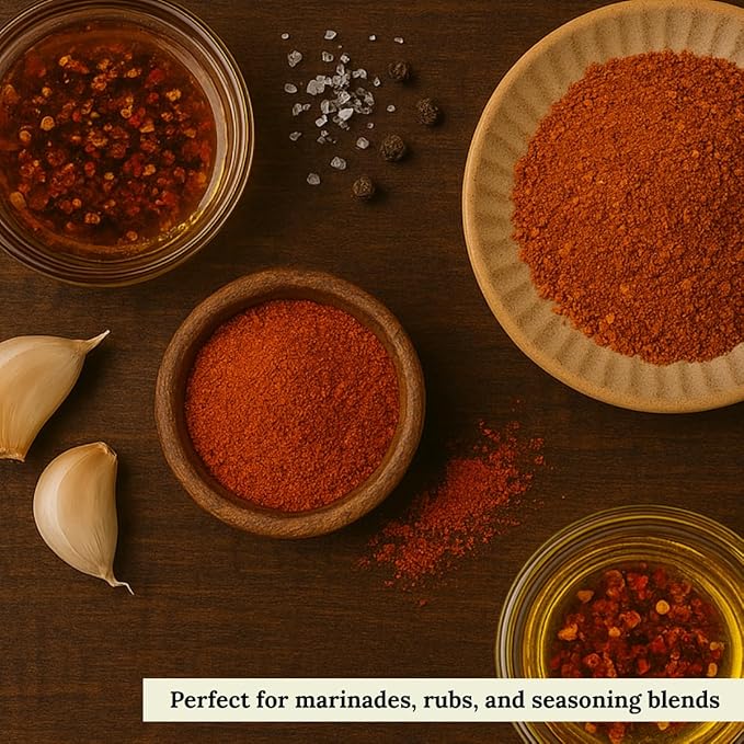 Calabrian Chili Powder, 2.11 oz (60 g), Hot Chili Pepper Powder, Product of Italy, All Natural, Non-GMO, L'Oro Del Sud