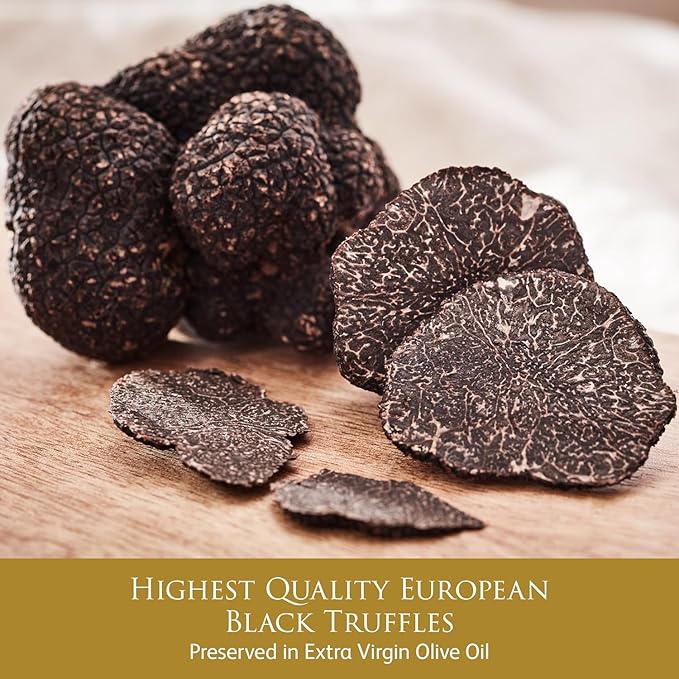 TruffleHunter, Black Truffle Slices and Minced Black Truffle, 2 x 1.74oz