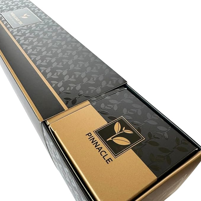 Pure And Easy Tea, Ascent Premium Tea Sampler, 15-Count Variety with 5 Caffeinated Flavors, Natural Loose Leaf Blends in BPA-Free Pyramid Bags, Gift Box, 52.5g