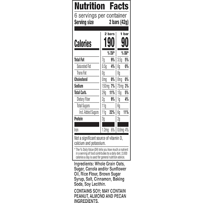 Nature Valley Crunchy Granola Bars, Cinnamon, 12 Bars, 8.94 OZ (6 Pouches)