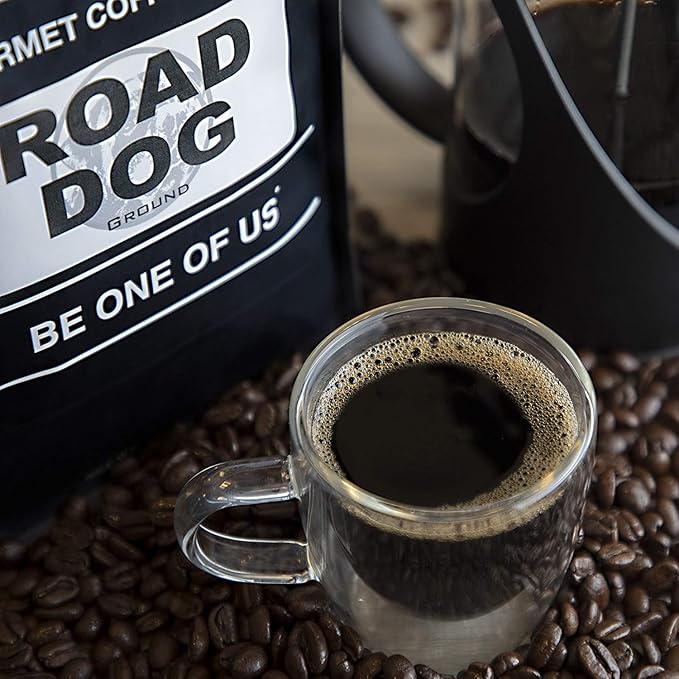 Koffee Kult Road Dog Dark Roast Coffee Beans (whole bean, 12oz)