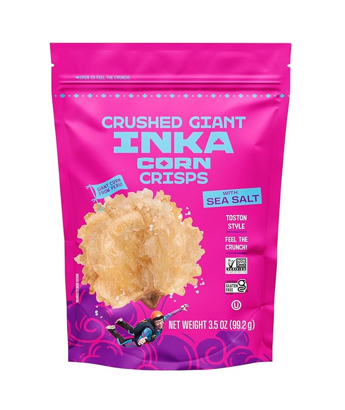 Inka Crops Corn Variety Pack (Original Crushed (3.5oz), Original Giant (4oz), Giant Chile Picante (4oz)) (1ea)