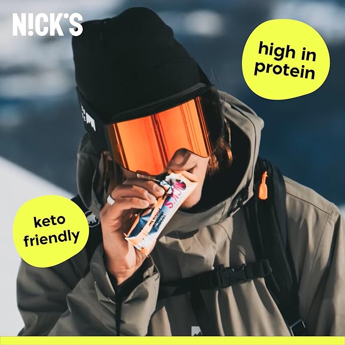 Nick?™s Variety Protein Bars ??24-Count Box |Salty Peanut, Caramel and Almond Chocolate, High Protein, Low Calories, Low Carbs, Keto Friendly, No Added Sugar